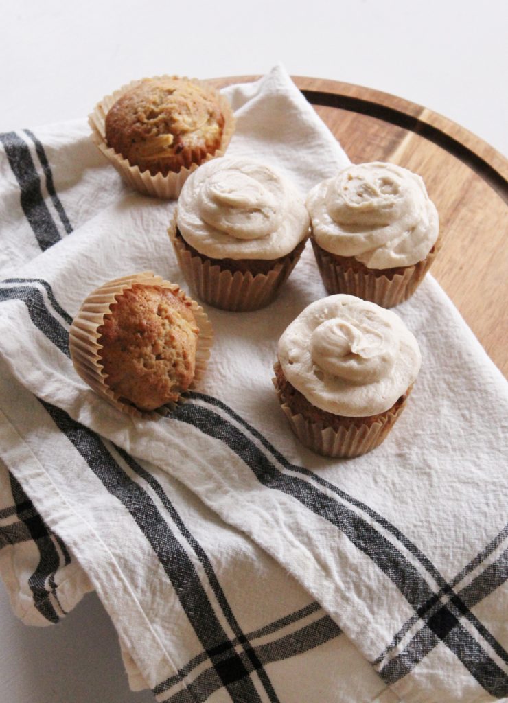 Apple Cupcakes with Caramel Buttercream | Adventure. Gather. Eat.