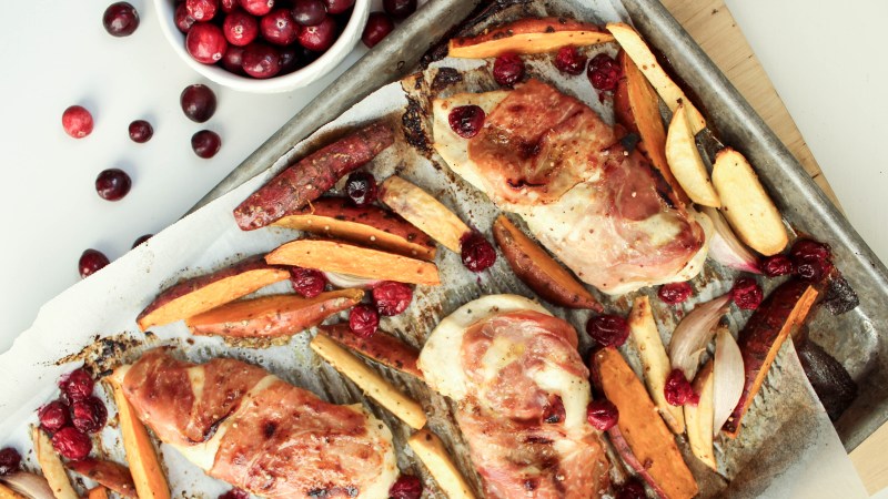 Mustard + Honey Chicken with Winter Root Veggies